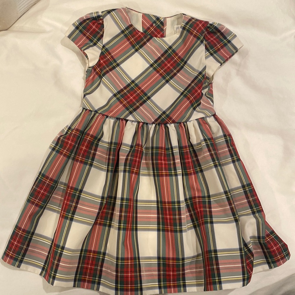 Ralph Lauren Christmas plaid dress (12 month size)